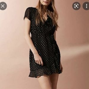 Last day to buy! Bardot Black Wrap Dress